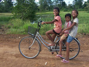 A bicycle for a student to get to school